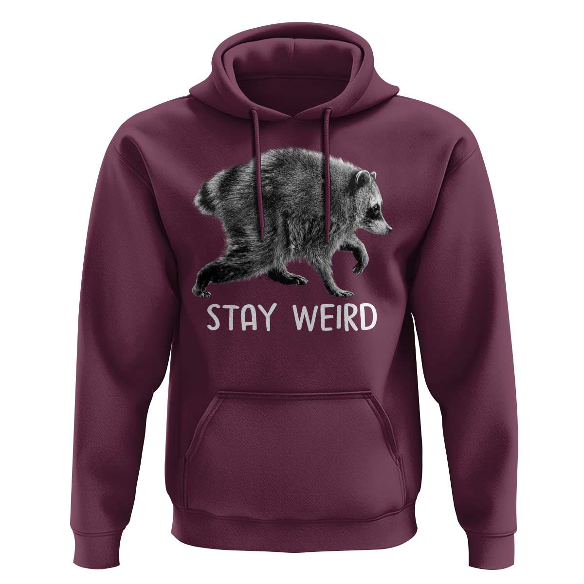 Jimothy the Raccoon Funny Stay Weird Hoodie Seattle Short Spine Trash Panda