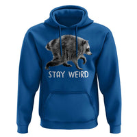 Jimothy the Raccoon Funny Stay Weird Hoodie Seattle Short Spine Trash Panda
