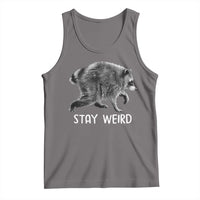 Jimothy the Raccoon Funny Stay Weird Tank Top Seattle Short Spine Trash Panda