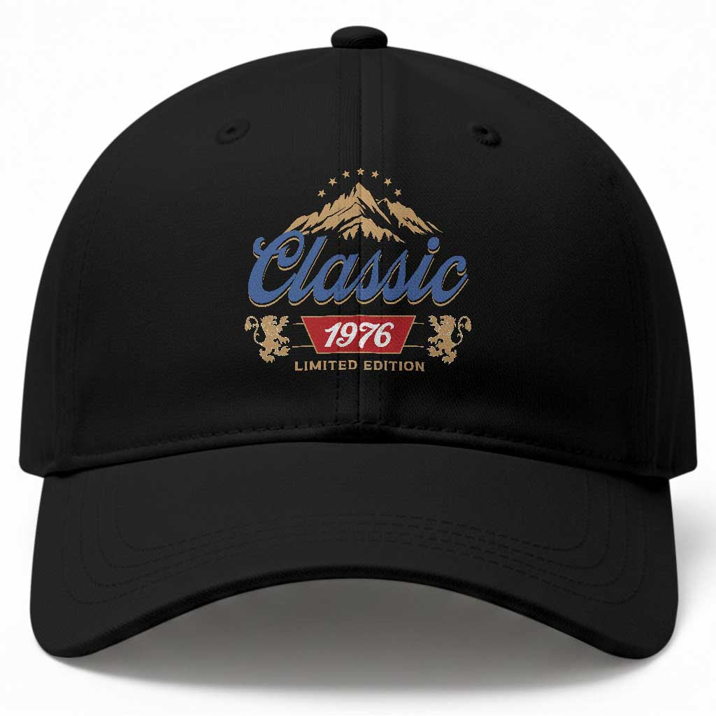 50th Birthday Beer Classic 1976 Limited Edition Baseball Cap Funny Gifts for 50 Year Olds