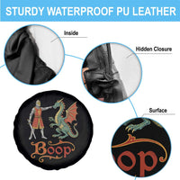 Boop Medieval Knight Dragon Spare Tire Cover Funny Ren Faire Dark Fantasy