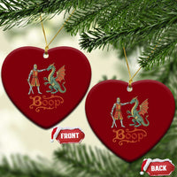 Boop Medieval Knight Dragon Ceramic Ornament Funny Ren Faire Dark Fantasy