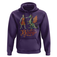 Boop Medieval Knight Dragon Hoodie Funny Ren Faire Dark Fantasy