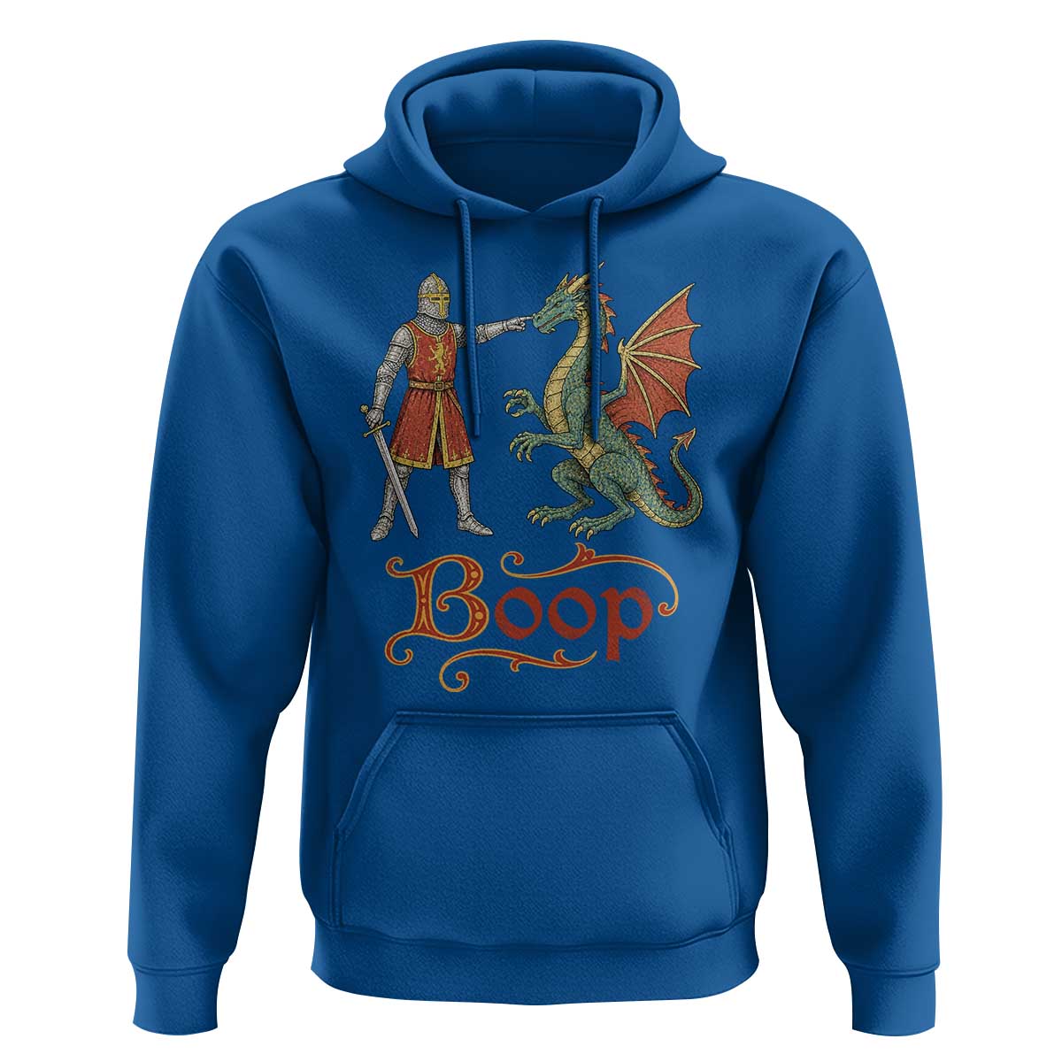 Boop Medieval Knight Dragon Hoodie Funny Ren Faire Dark Fantasy