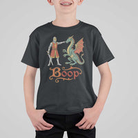 Boop Medieval Knight Dragon T Shirt For Kid Funny Ren Faire Dark Fantasy