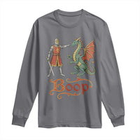 Boop Medieval Knight Dragon Long Sleeve Shirt Funny Ren Faire Dark Fantasy