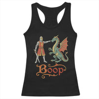 Boop Medieval Knight Dragon Racerback Tank Top Funny Ren Faire Dark Fantasy