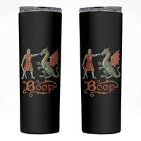 Boop Medieval Knight Dragon Skinny Tumbler Funny Ren Faire Dark Fantasy