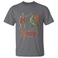 Boop Medieval Knight Dragon T Shirt Funny Ren Faire Dark Fantasy