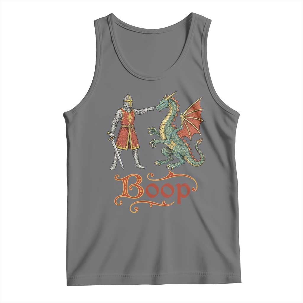 Boop Medieval Knight Dragon Tank Top Funny Ren Faire Dark Fantasy