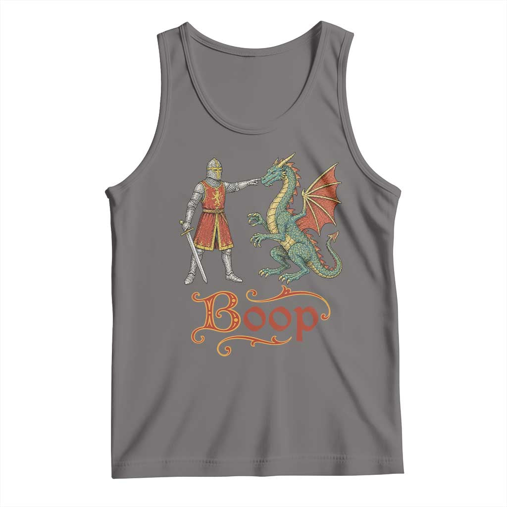 Boop Medieval Knight Dragon Tank Top Funny Ren Faire Dark Fantasy