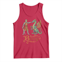 Boop Medieval Knight Dragon Tank Top Funny Ren Faire Dark Fantasy