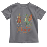 Boop Medieval Knight Dragon Toddler T Shirt Funny Ren Faire Dark Fantasy
