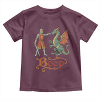 Boop Medieval Knight Dragon Toddler T Shirt Funny Ren Faire Dark Fantasy