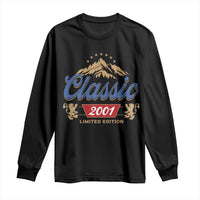 25th Birthday Beer Classic 2001 Limited Edition Long Sleeve Shirt Funny Gifts for 25 Year Olds