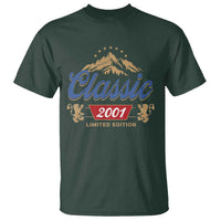 25th Birthday Beer Classic 2001 Limited Edition T Shirt Funny Gifts for 25 Year Olds