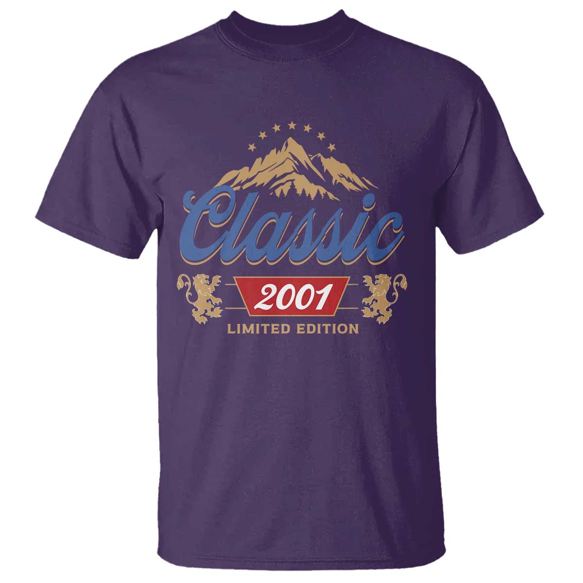 25th Birthday Beer Classic 2001 Limited Edition T Shirt Funny Gifts for 25 Year Olds