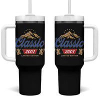 25th Birthday Beer Classic 2001 Limited Edition Tumbler With Handle Funny Gifts for 25 Year Olds