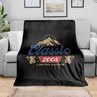 21st Birthday Beer Classic 2005 Limited Edition Throw Blanket Funny Gifts for 21 Year Olds