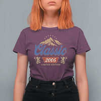 21st Birthday Beer Classic 2005 Limited Edition T Shirt For Women Funny Gifts for 21 Year Olds