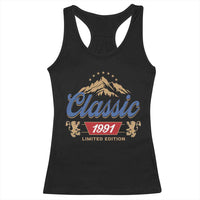 35th Birthday Beer Classic 1991 Limited Edition Racerback Tank Top Funny Gifts for 35 Year Olds
