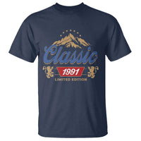 35th Birthday Beer Classic 1991 Limited Edition T Shirt Funny Gifts for 35 Year Olds