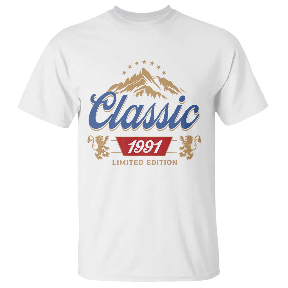 35th Birthday Beer Classic 1991 Limited Edition T Shirt Funny Gifts for 35 Year Olds
