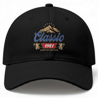 45th Birthday Beer Classic 1981 Limited Edition Baseball Cap Funny Gifts for 45 Year Olds