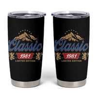45th Birthday Beer Classic 1981 Limited Edition Tumbler Cup Funny Gifts for 45 Year Olds