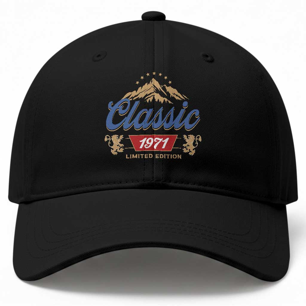 55th Birthday Beer Classic 1971 Limited Edition Baseball Cap Funny Gifts for 55 Year Olds