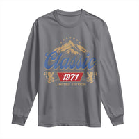 55th Birthday Beer Classic 1971 Limited Edition Long Sleeve Shirt Funny Gifts for 55 Year Olds