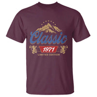 55th Birthday Beer Classic 1971 Limited Edition T Shirt Funny Gifts for 55 Year Olds