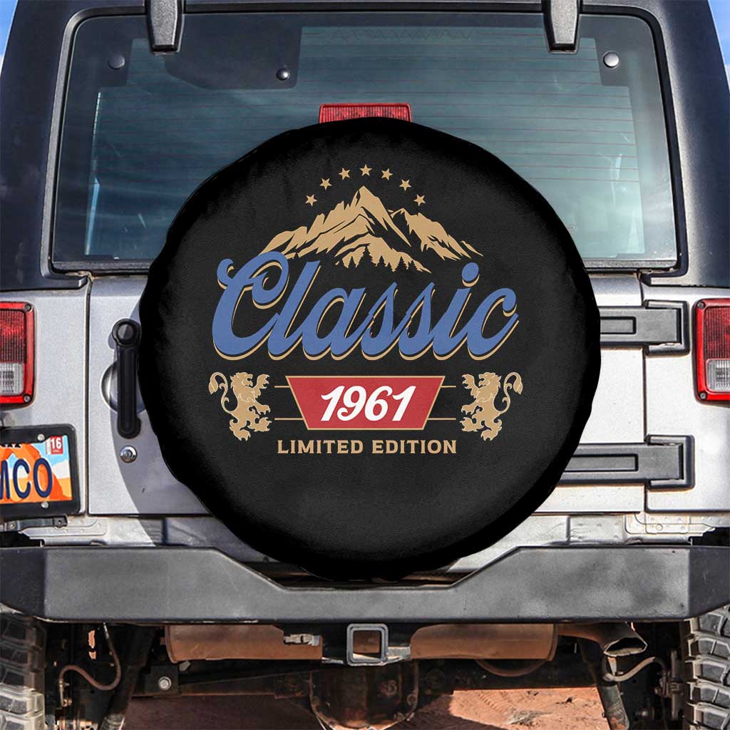 65th Birthday Beer Classic 1961 Limited Edition Spare Tire Cover Funny Gifts for 65 Year Olds