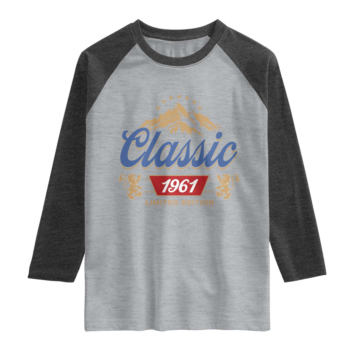65th Birthday Beer Classic 1961 Limited Edition Raglan Shirt Funny Gifts for 65 Year Olds