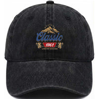 65th Birthday Beer Classic 1961 Limited Edition Washed Cotton Baseball Cap Funny Gifts for 65 Year Olds