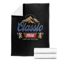 70th Birthday Beer Classic 1956 Limited Edition Throw Blanket Funny Gifts for 70 Year Olds