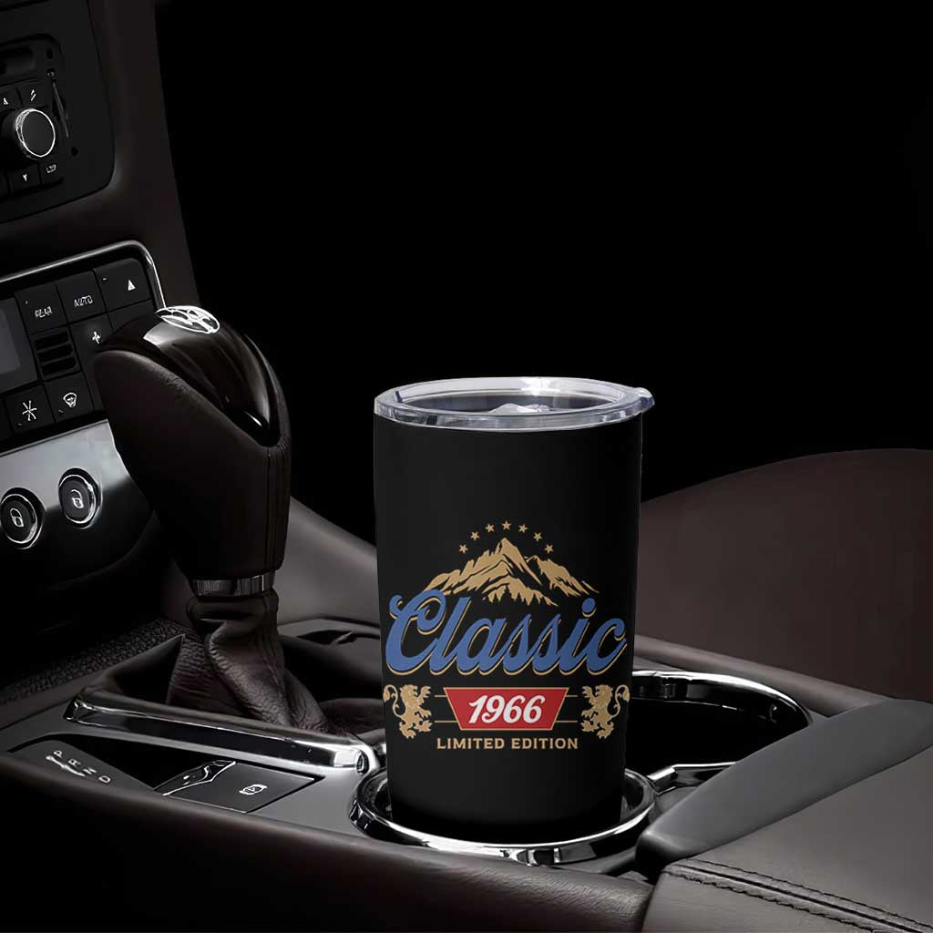 60th Birthday Beer Classic 1966 Limited Edition Tumbler Cup Funny Gifts for 60 Year Olds