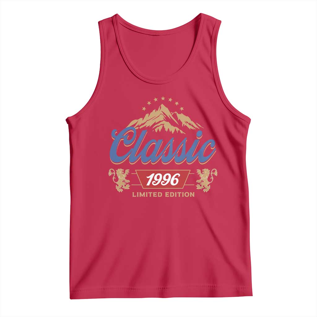 30th Birthday Beer Classic 1996 Limited Edition Tank Top Funny Gifts for 30 Year Olds