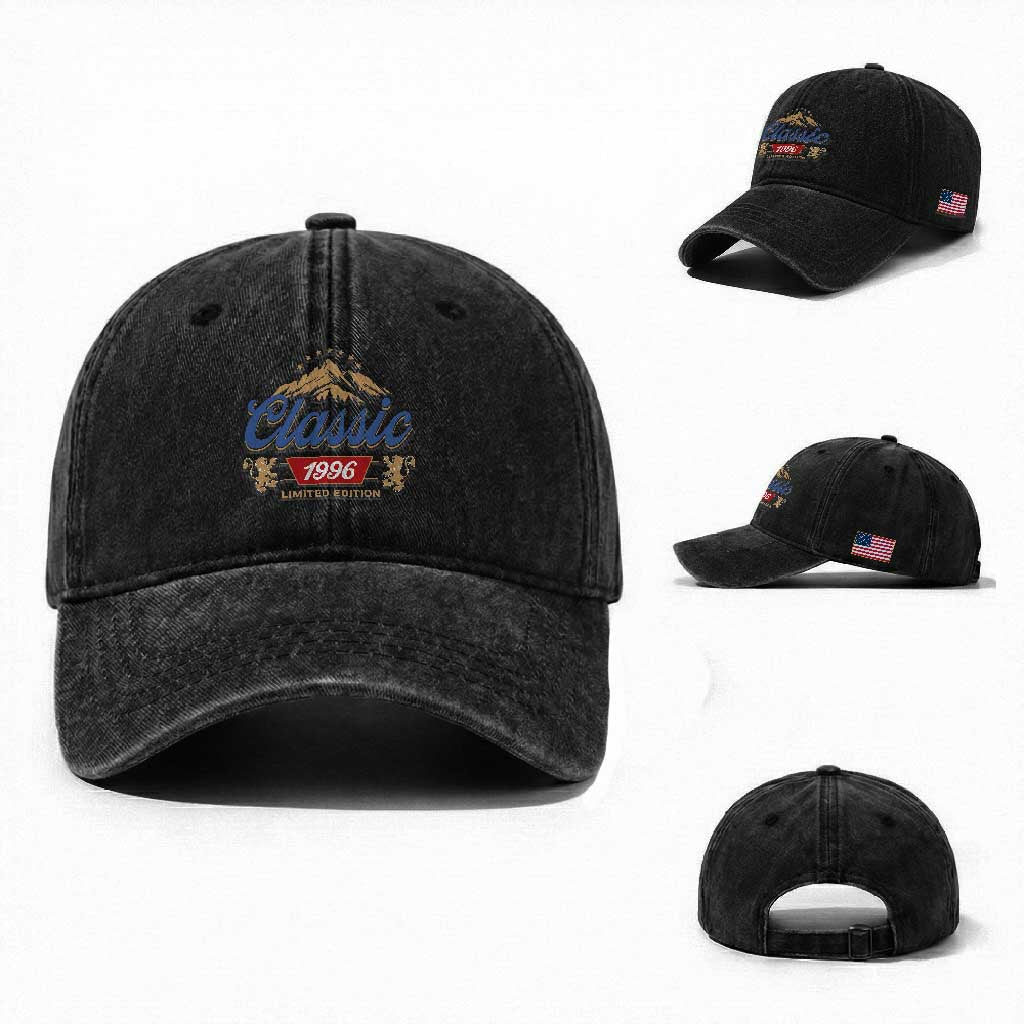 30th Birthday Beer Classic 1996 Limited Edition Washed Cotton Baseball Cap Funny Gifts for 30 Year Olds
