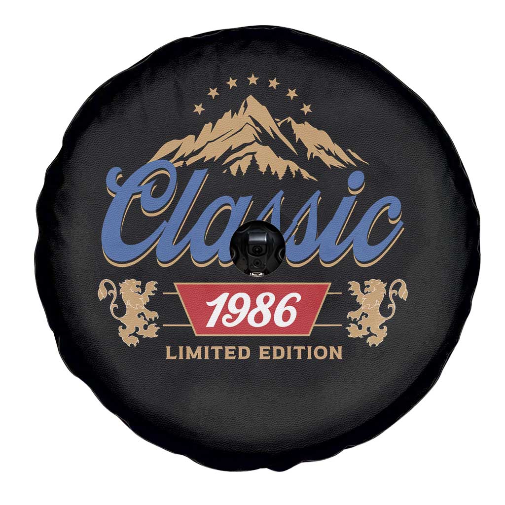 40th Birthday Beer Classic 1986 Limited Edition Spare Tire Cover Funny Gifts for 40 Year Olds