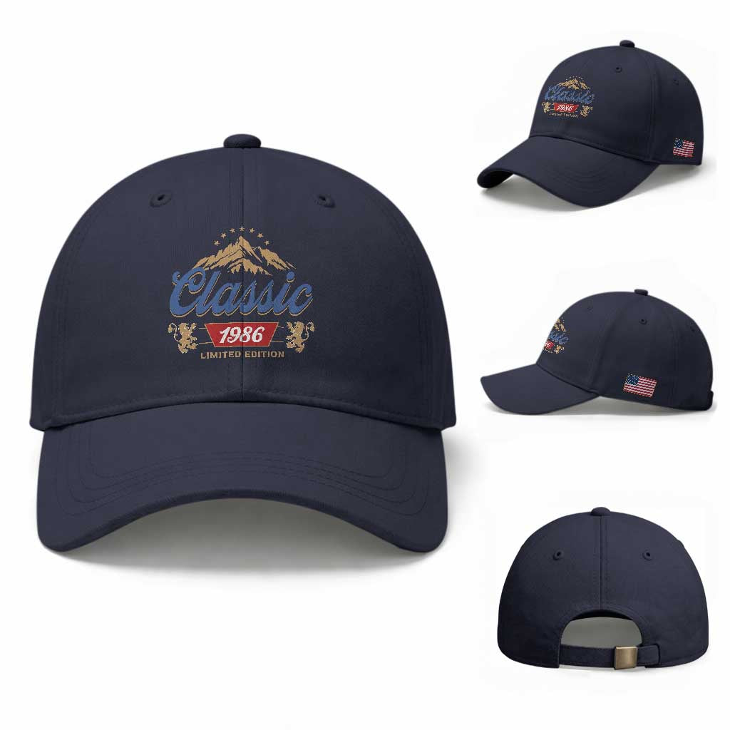 40th Birthday Beer Classic 1986 Limited Edition Baseball Cap Funny Gifts for 40 Year Olds