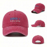 Suicide Prevention Awareness Washed Cotton Baseball Cap Choose To Keep Going Semicolon Birds