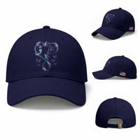 Suicide Prevention Awareness Baseball Cap Choose Life Love Heart Semicolon Butterfly