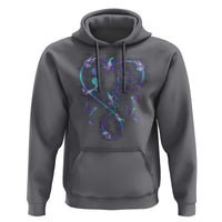 Suicide Prevention Awareness Hoodie Choose Life Love Heart Semicolon Butterfly - Wonder Print Shop