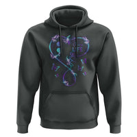 Suicide Prevention Awareness Hoodie Choose Life Love Heart Semicolon Butterfly - Wonder Print Shop