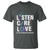 Suicide Prevention Awareness T Shirt Listen Care Love Semicolon Bird Flower Ribbon - Wonder Print Shop