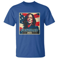 Harris Supporter T Shirt Forward 2024 American Election USA Flag - Wonder Print Shop