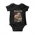 Native American Pride Baby Onesie Free Like An Eagle Fearless Like A Wolf Vintage Flag - Wonder Print Shop