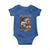 Native American Pride Baby Onesie Free Like An Eagle Fearless Like A Wolf Vintage Flag - Wonder Print Shop