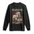 Native American Pride Long Sleeve Shirt Free Like An Eagle Fearless Like A Wolf Vintage Flag - Wonder Print Shop